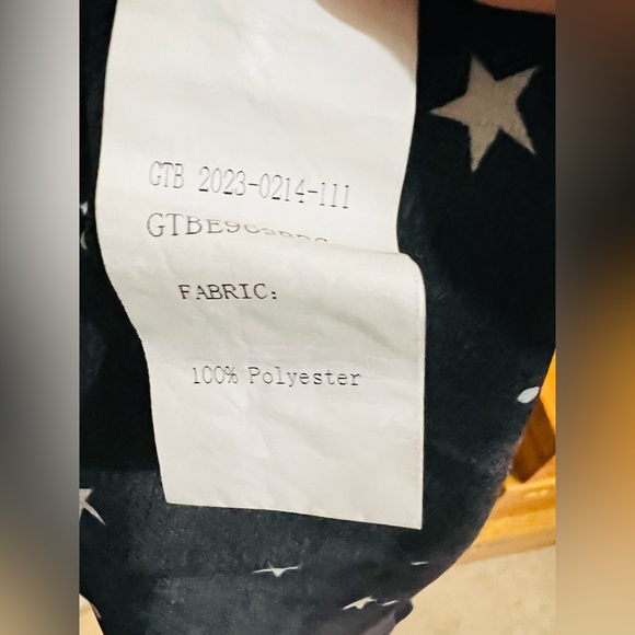 Black with White Stars Ritera Dress - Picture 5 of 6